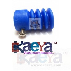 OkaeYa Plastic Worm Gear w/ Reducer - 6mm D Shape Shaft Coupling